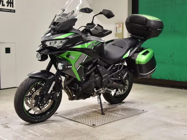 Kawasaki Versys 2024, чёрный, зелёный, фото 4