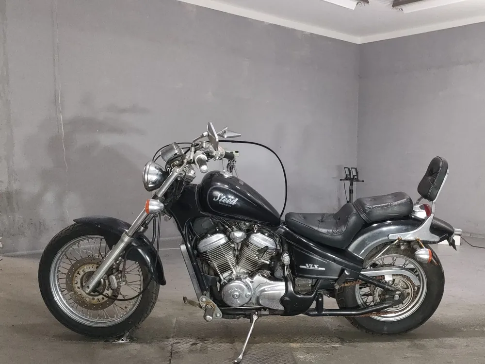 Honda Steed 400 1989, чёрный, фото 2