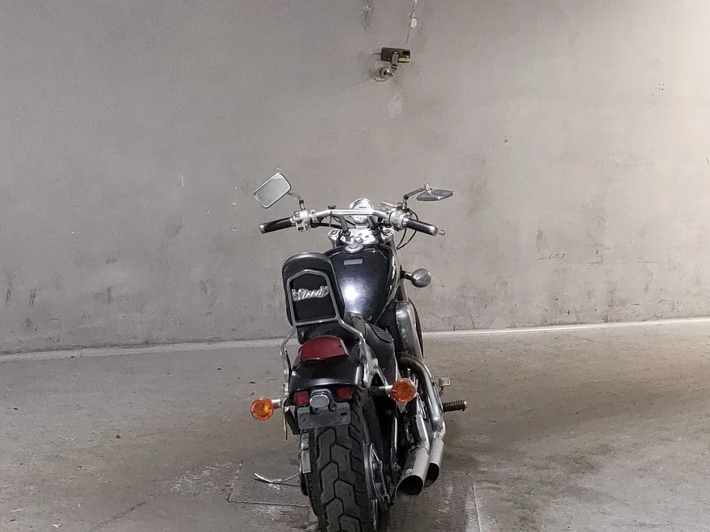 Honda Steed 400 1989, чёрный, фото 4