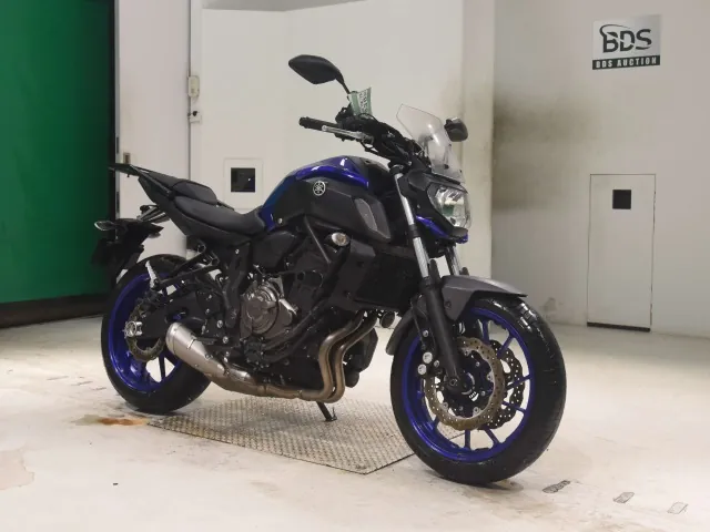 Yamaha Mt-07A 2018, black | blue, фото 3