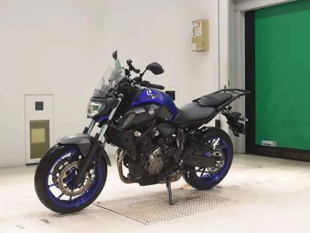 Yamaha Mt-07A 2018, black | blue, фото 4