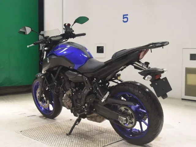 Yamaha Mt-07A 2018, black | blue, фото 6