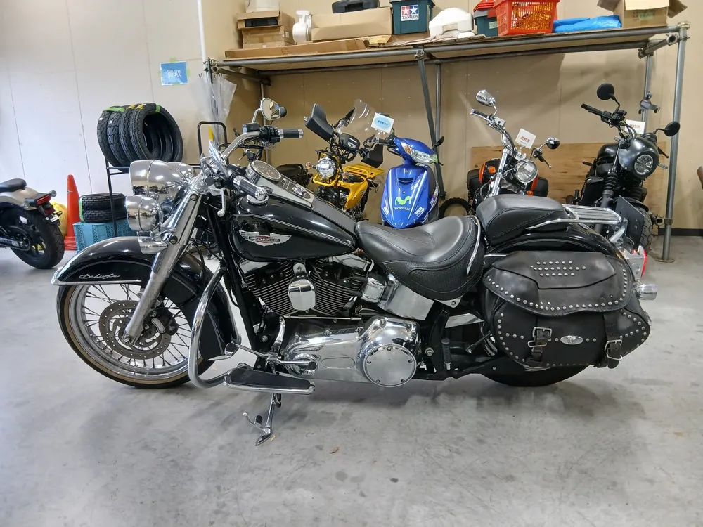 Harley-Davidson Softail Deluxe 2012, чёрный, фото 2