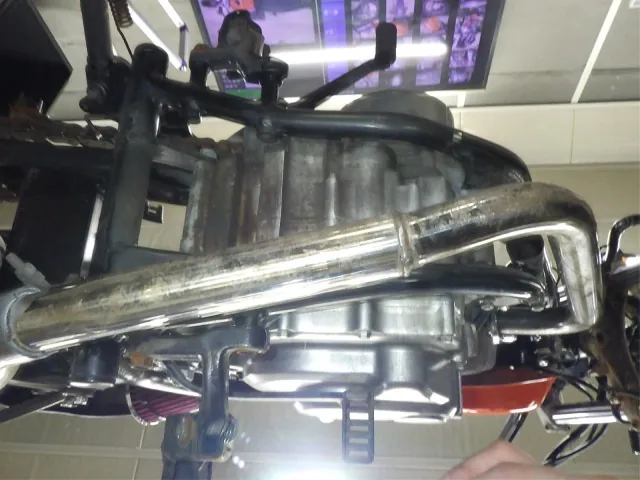 Honda FTR223 MC34, оранжевый, фото 7