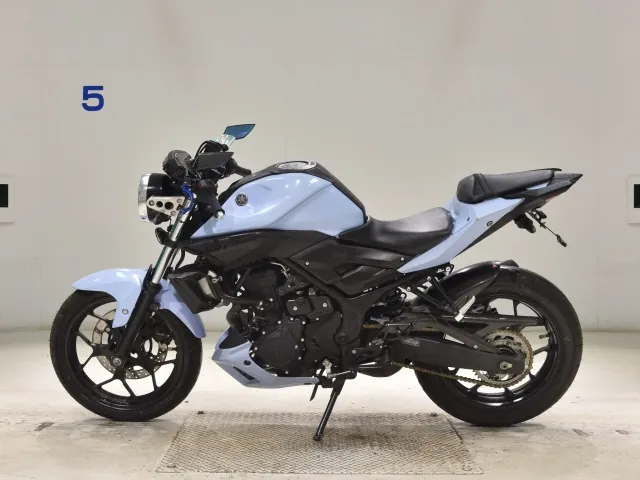 Yamaha MT-03 2019, light blue, фото 2