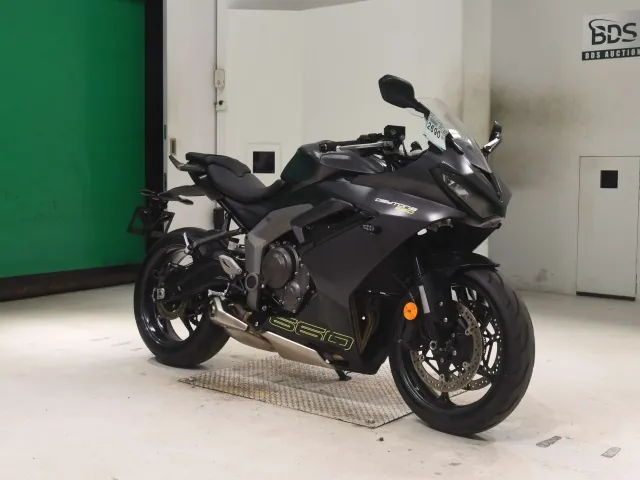 Triumph Daytona 660 2024, matt gun, фото 3