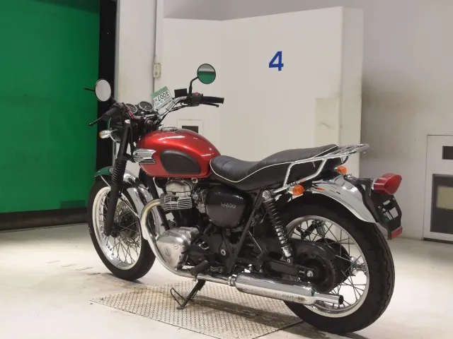 Kawasaki W400 2006, красный, фото 6