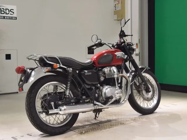 Kawasaki W400 2006, красный, фото 5