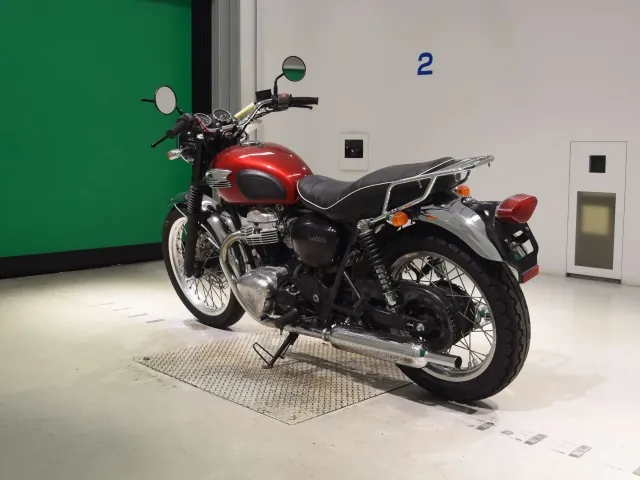 Kawasaki W400 2006, красный, фото 6