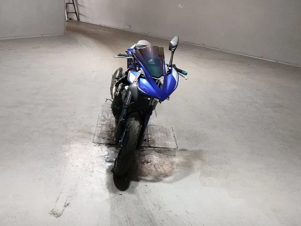 Yamaha YZF-R25, серебристый, синий, фото 3