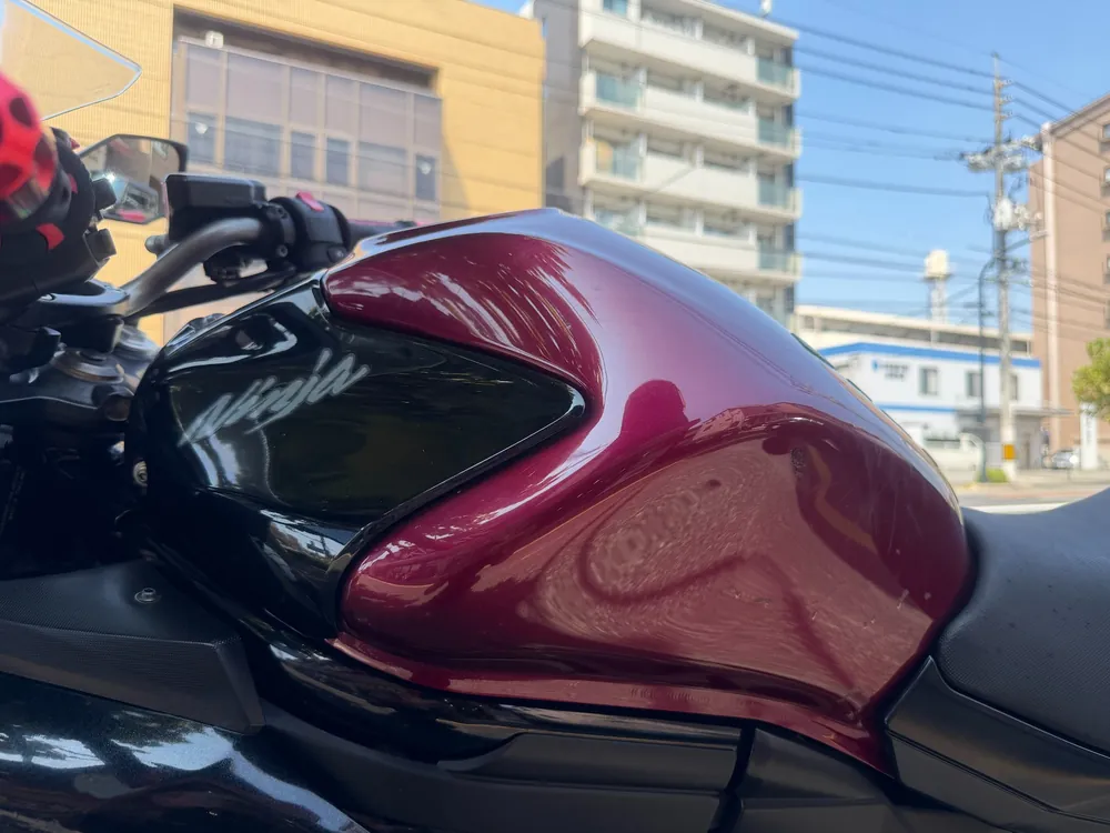 Kawasaki Ninja 400 2016, чёрный, w red, фото 11