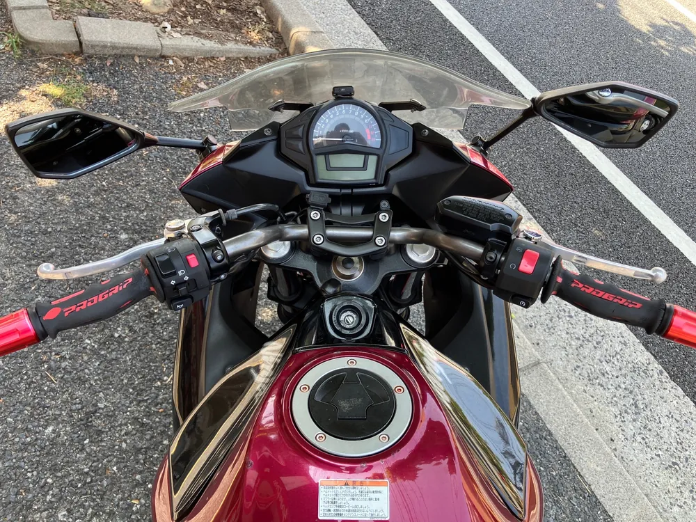 Kawasaki Ninja 400 2016, чёрный, w red, фото 3