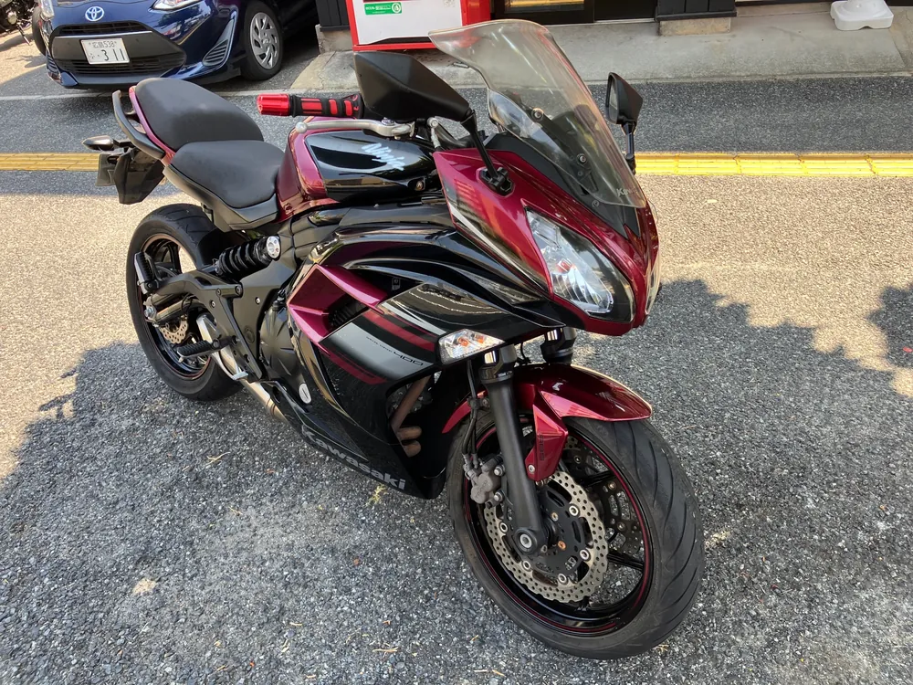 Kawasaki Ninja 400 2016, чёрный, w red, фото 5