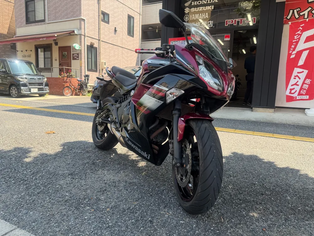 Kawasaki Ninja 400 2016, чёрный, w red, фото 6