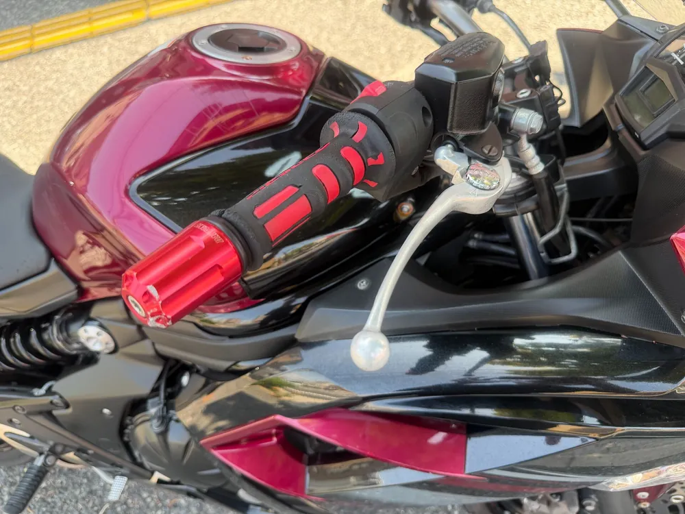 Kawasaki Ninja 400 2016, чёрный, w red, фото 9