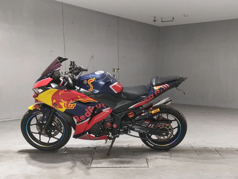 Yamaha YZF-R3 2016, red / blue, фото 2