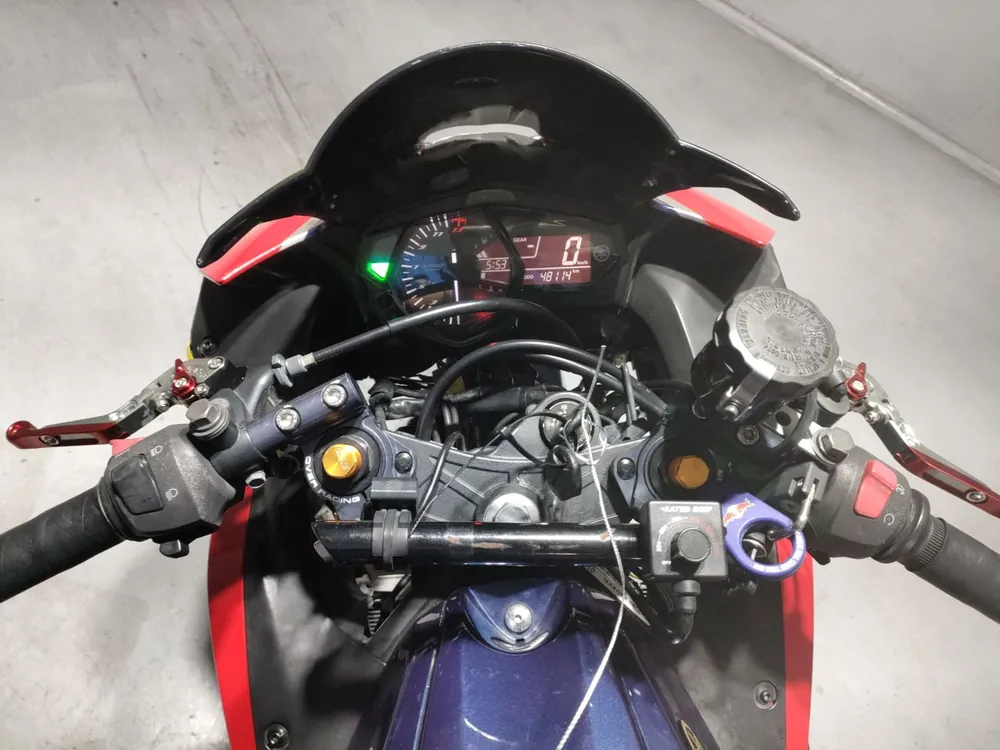 Yamaha YZF-R3 2016, red / blue, фото 5