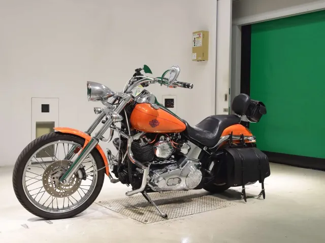 Harley-Davidson FXSTD1450 2003, оранжевый, фото 4