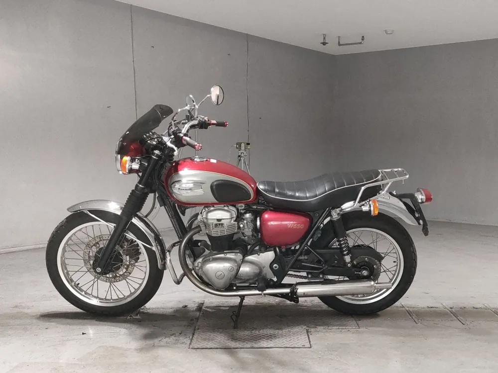 Kawasaki W650, silver / red, фото 2