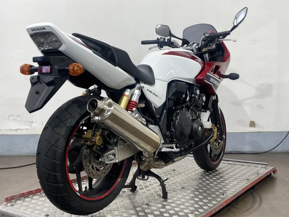 Honda CB400SB 2015, white / red / blue, фото 6