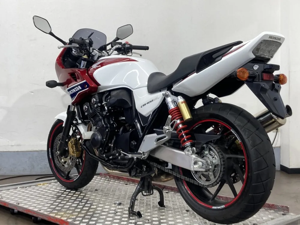 Honda CB400SB 2015, white / red / blue, фото 7