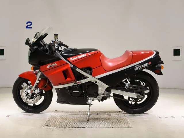 Kawasaki FX400R 1986, red | black, фото 2