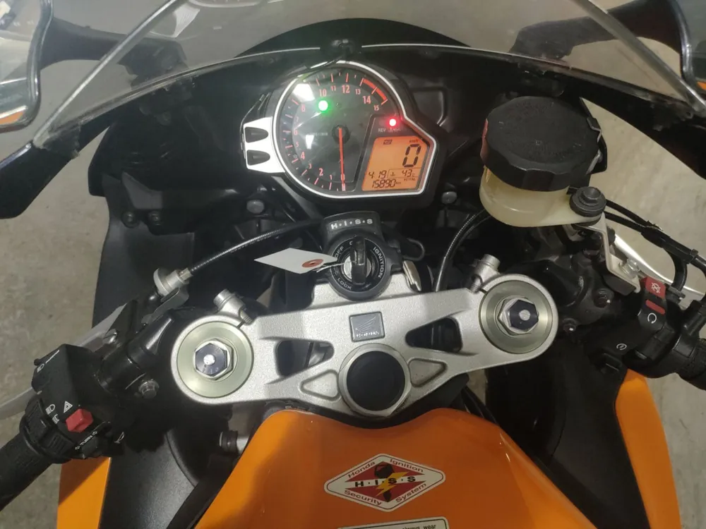 Honda CBR1000RR 2009, black / orange, фото 5