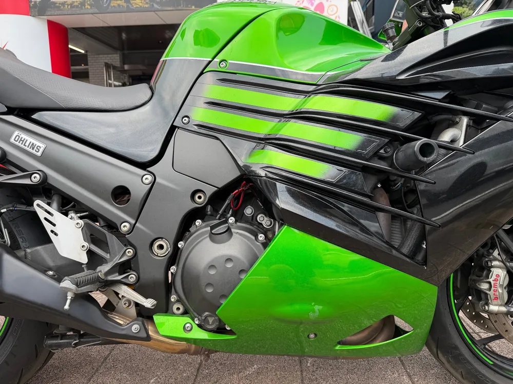 Kawasaki Zx-14R 2016, green / black, фото 10