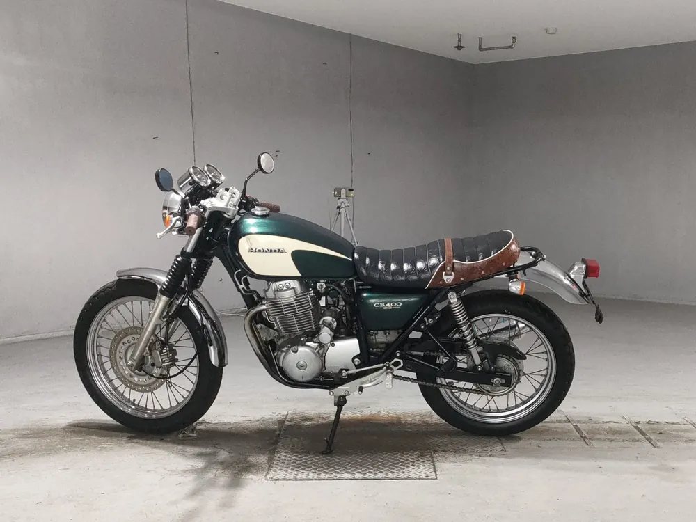 Honda CB400SS 2008, green / beige, фото 2