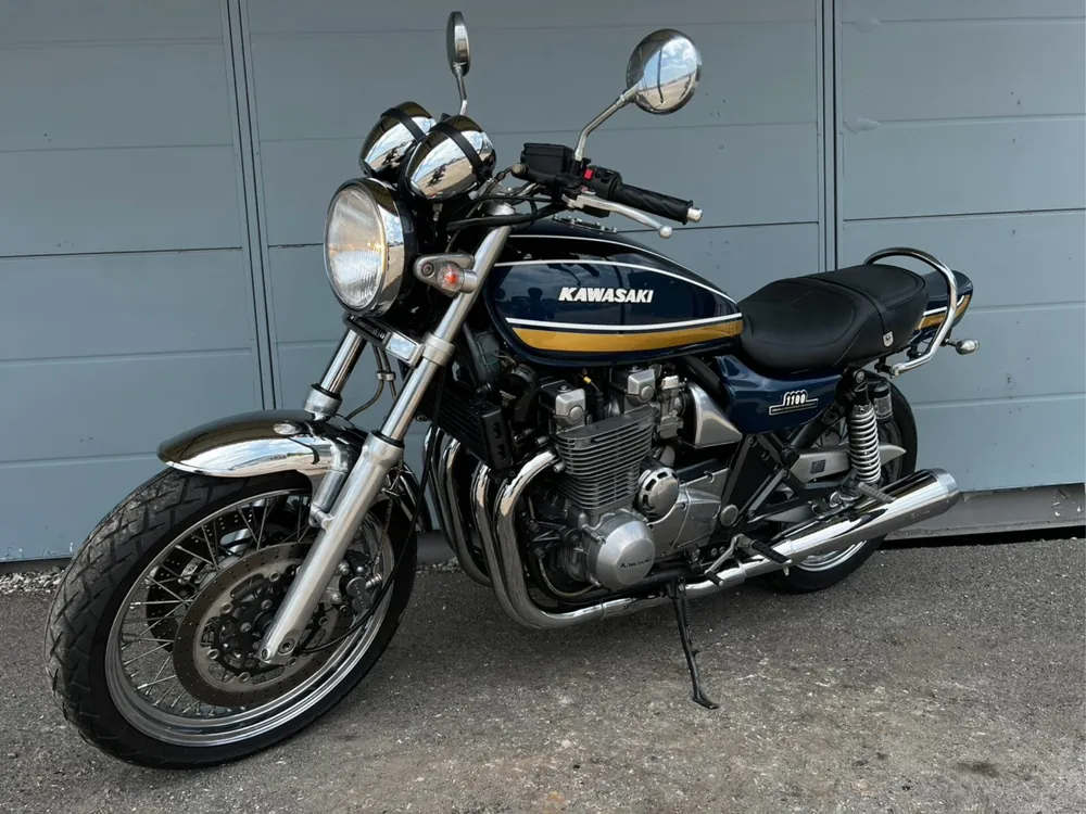 Kawasaki ZRX1100 1998, синий, фото 6