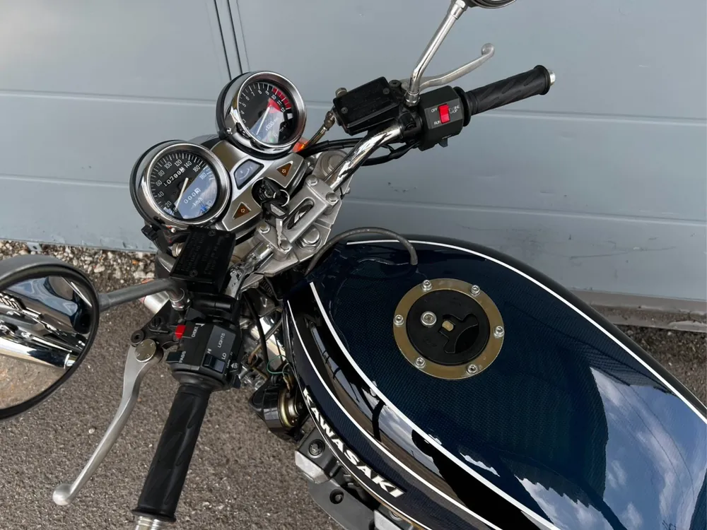 Kawasaki ZRX1100 1998, синий, фото 9