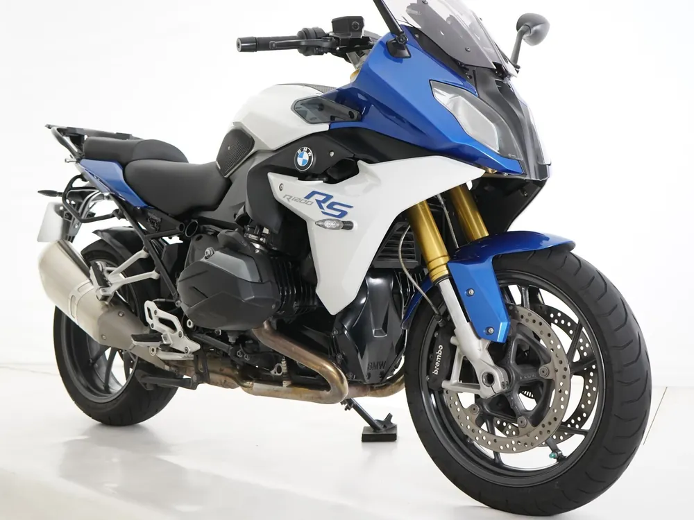 BMW R1200Rs 2016, white / blue, фото 4