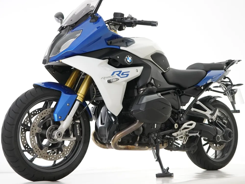 BMW R1200Rs 2016, white / blue, фото 7