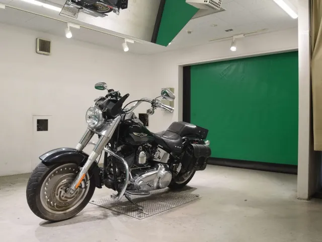 Harley-Davidson FLSTF1580 2008, чёрный, фото 4