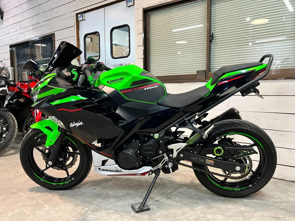 Kawasaki Ninja 400 2022, lime / black, фото 2