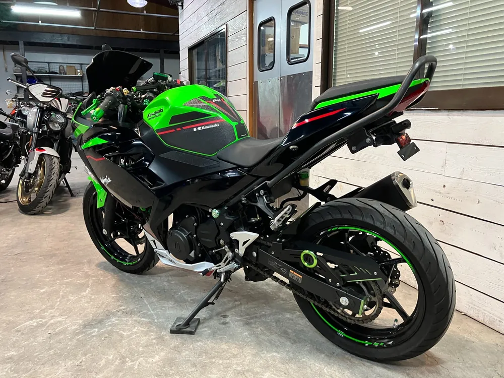 Kawasaki Ninja 400 2022, lime / black, фото 9