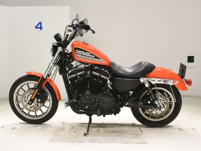 Harley-Davidson XL883R 2008, black | orange, фото 2