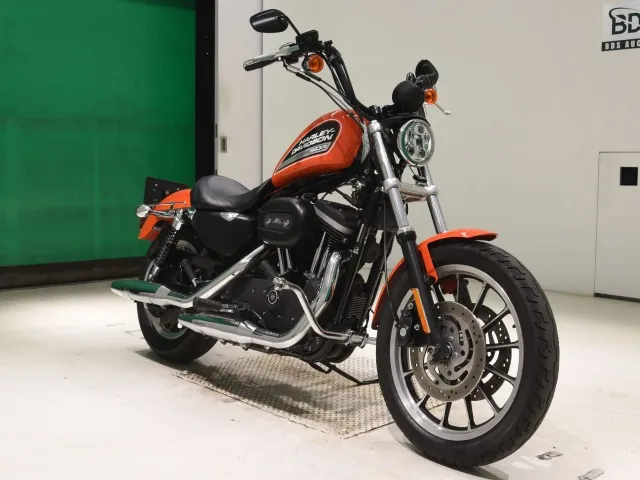 Harley-Davidson XL883R 2008, black | orange, фото 3