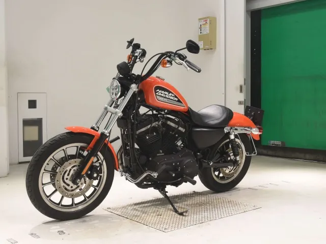 Harley-Davidson XL883R 2008, black | orange, фото 4