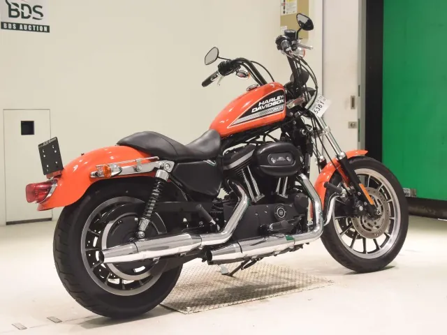 Harley-Davidson XL883R 2008, black | orange, фото 5