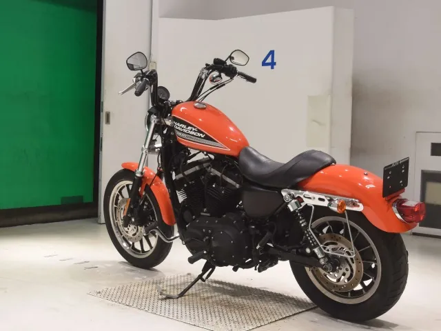 Harley-Davidson XL883R 2008, black | orange, фото 6