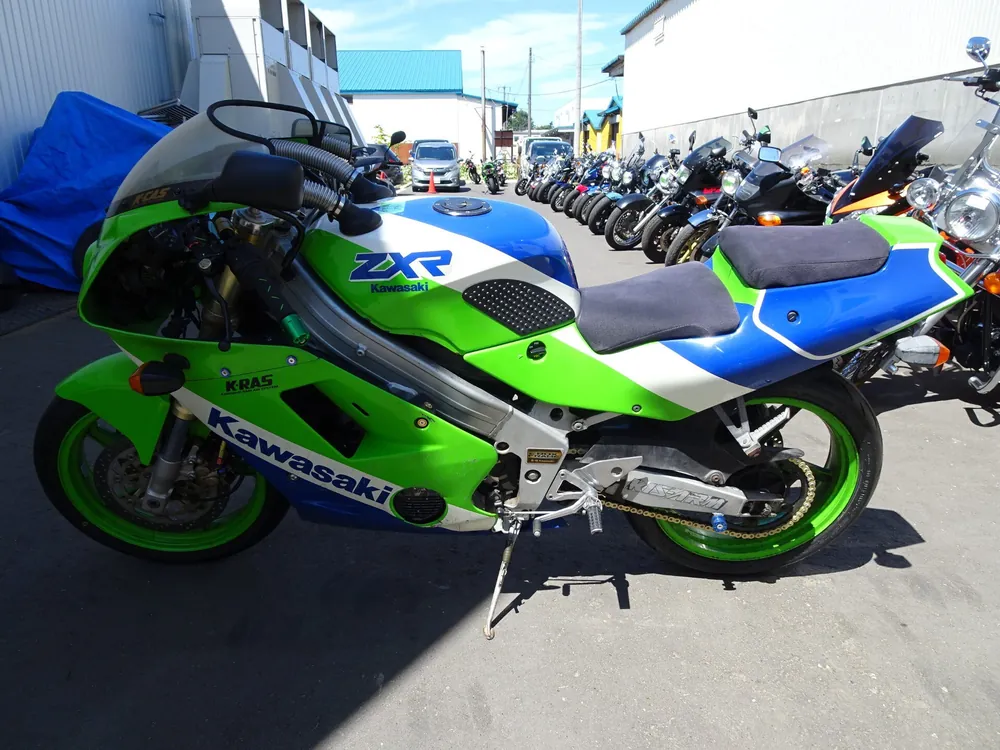 Kawasaki Balius, white / lime / blue, фото 2