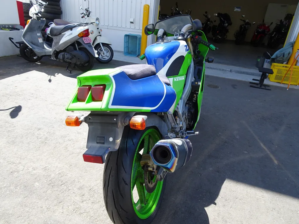 Kawasaki Balius, white / lime / blue, фото 5