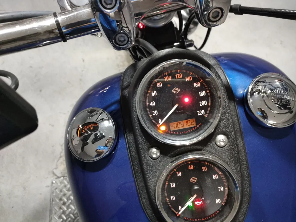 Harley-Davidson FXDL Dyna Low Rider 2016, синий, фото 5
