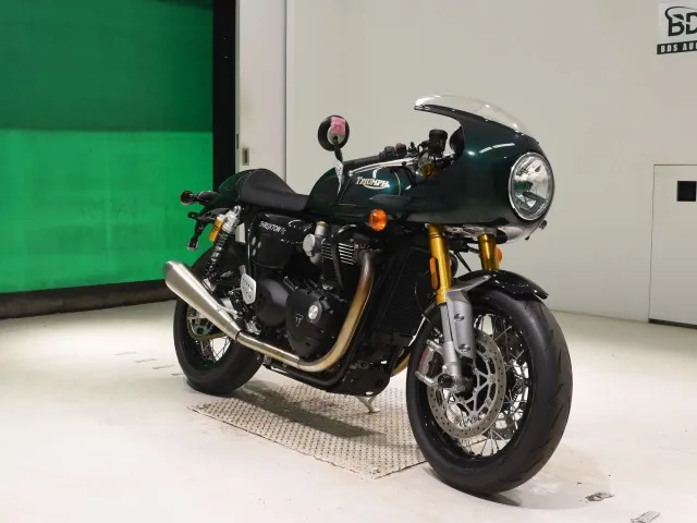 Triumph Thruxton 1200 RS 2024, зелёный, фото 3