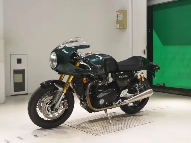 Triumph Thruxton 1200 RS 2024, зелёный, фото 4