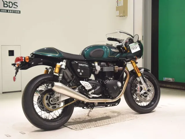 Triumph Thruxton 1200 RS 2024, зелёный, фото 5