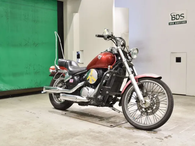Kawasaki Vulcan 400 Classic 1999, красный, фото 3