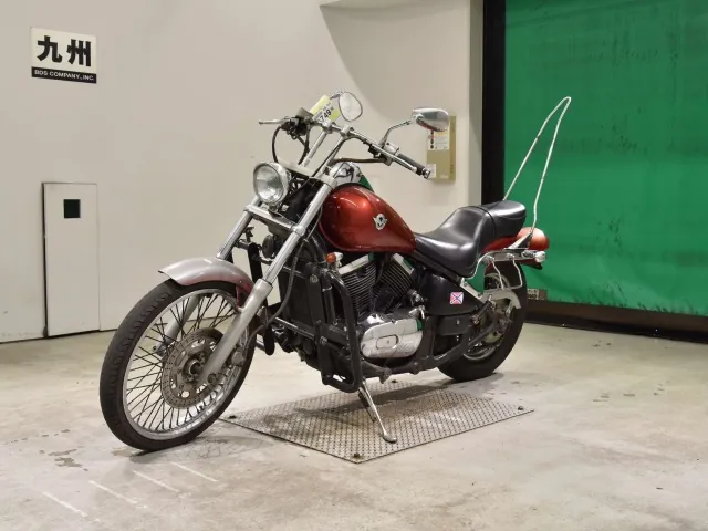Kawasaki Vulcan 400 Classic 1999, красный, фото 4
