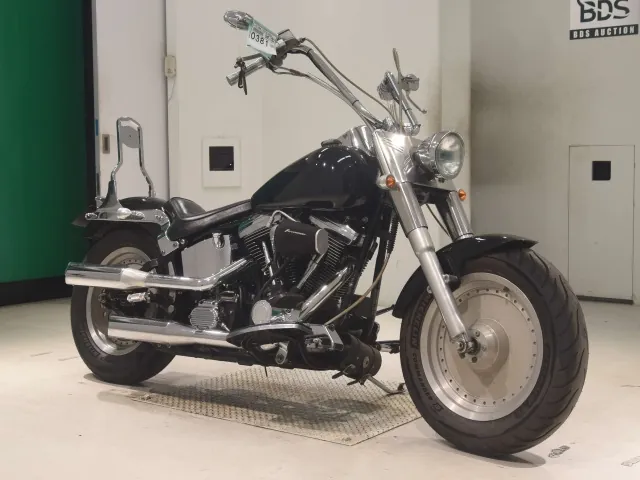 Harley-Davidson FLSTF1340 1996, чёрный, фото 3